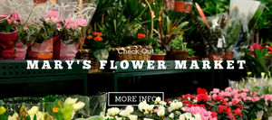 Flower market banner